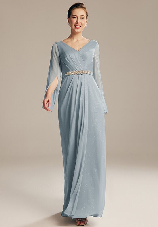 AW Bridal AW Sabrina Dress Blue Mother Of The Bride Dress - 1