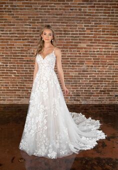 Essense of Australia D3771 A-Line Wedding Dress