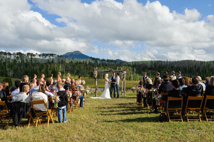 An Outdoor Ceremony at Midnight Ranch in Colorado