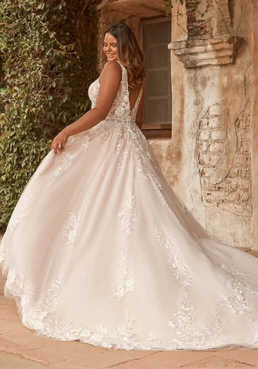 Maggie Sottero ALBANY Sheath Wedding Dress - 6