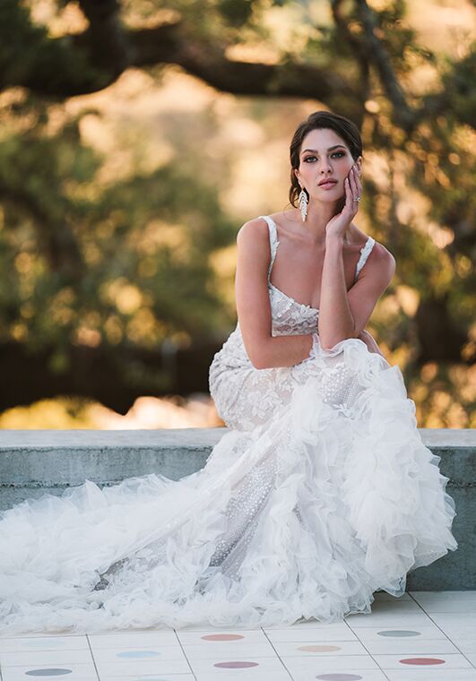 Allure Couture C690 Mermaid and Trumpet Wedding Dress - 6