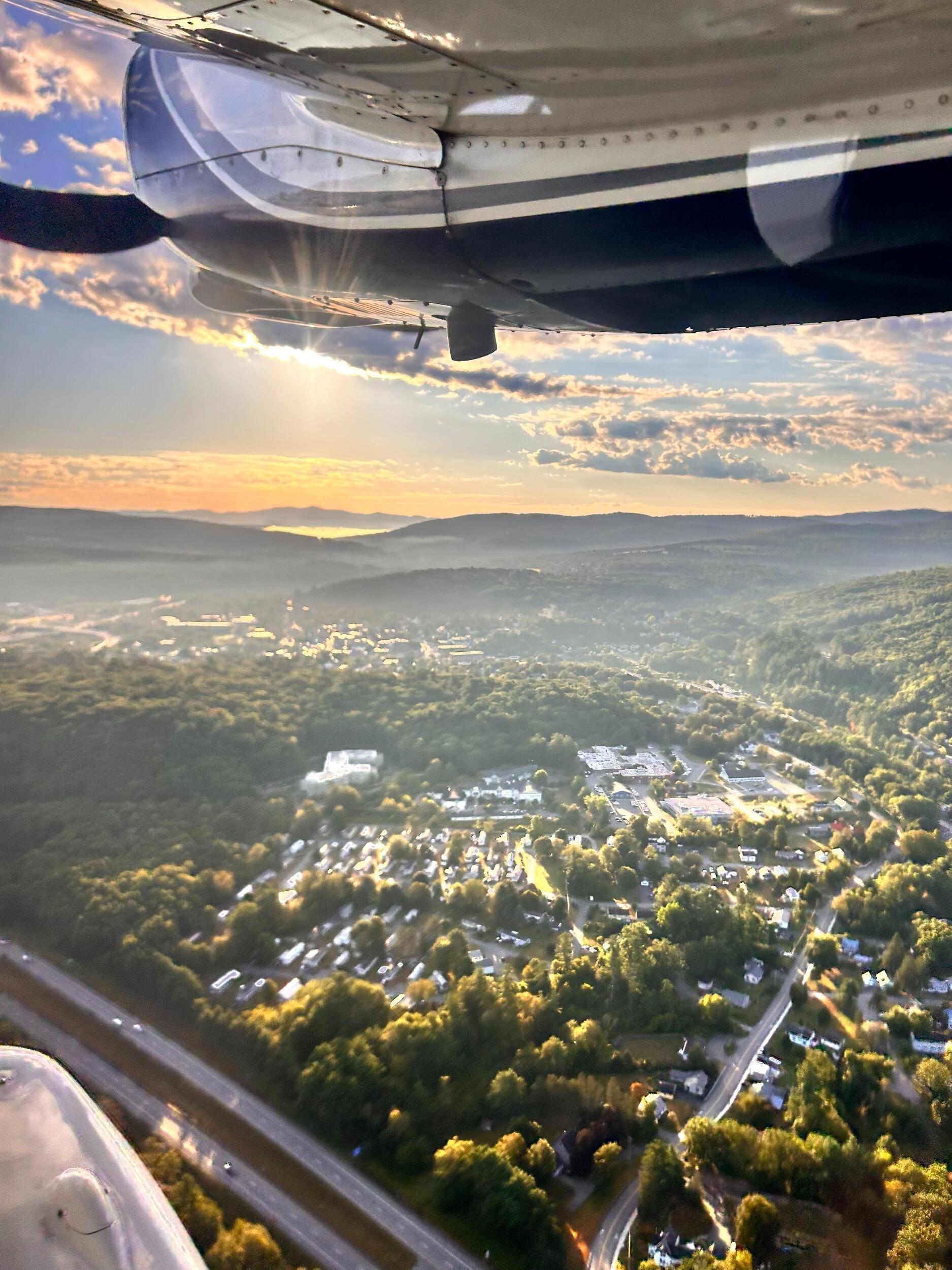 Moved, again! To Lebanon NH, so Parker could start another new job at Dartmouth Hospital. (View from Kevin's commute!)