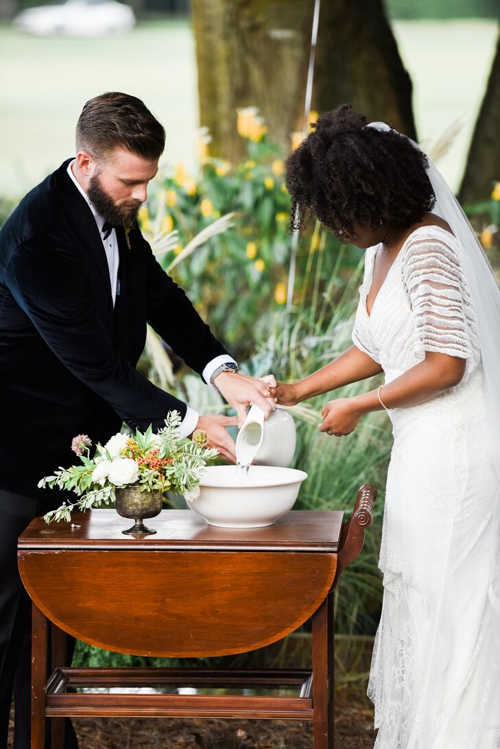 Symbolic Palm Washing Ceremony