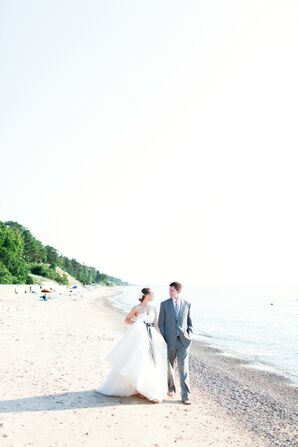 Lake Michigan Natural Wedding