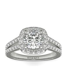 Blue Nile Round Cut Engagement Ring