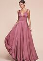 Ladivine 7469 V-Neck and Plunge Bridesmaid Dress - thumbnail - 4