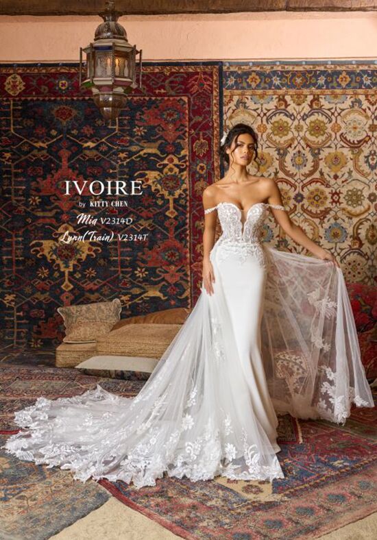 IVOIRE by KITTY CHEN MIA LYNN, V2314 Fit-and-Flare Wedding Dress - 1