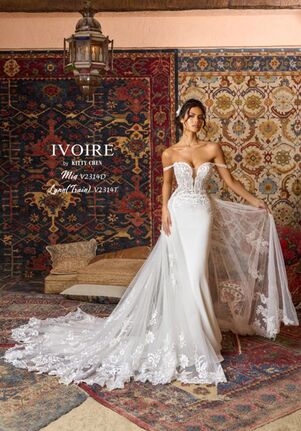 IVOIRE by KITTY CHEN MIA LYNN, V2314 Fit-and-Flare Wedding Dress