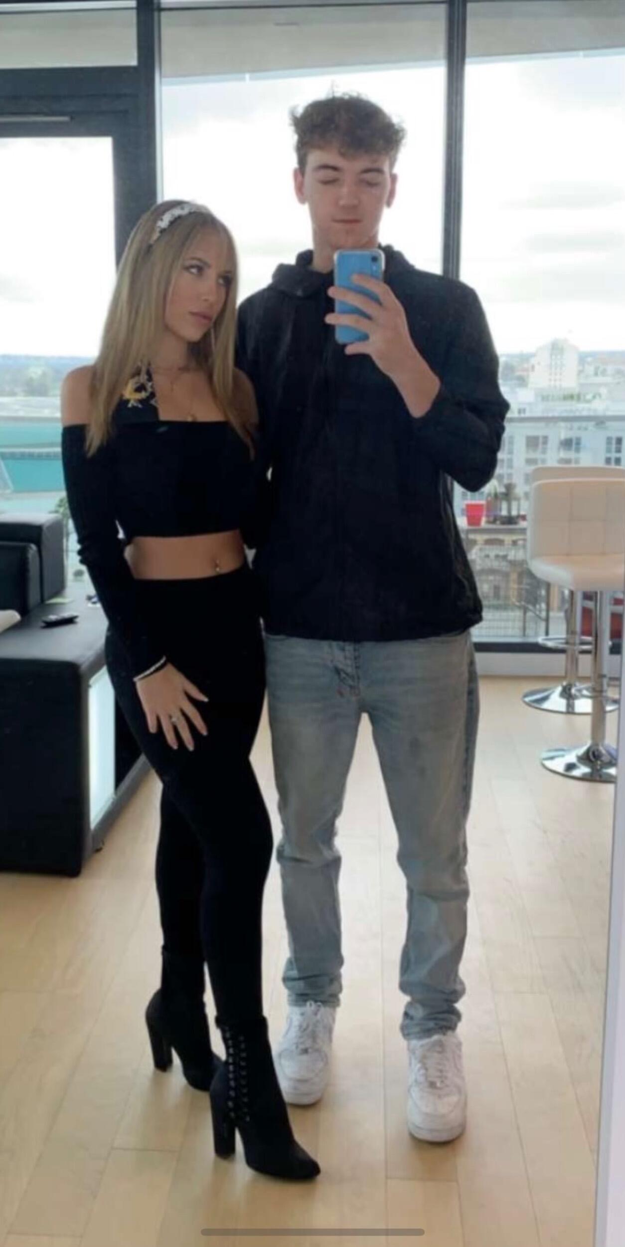 After making it official, 2 weeks later they moved into their first apartment together!  