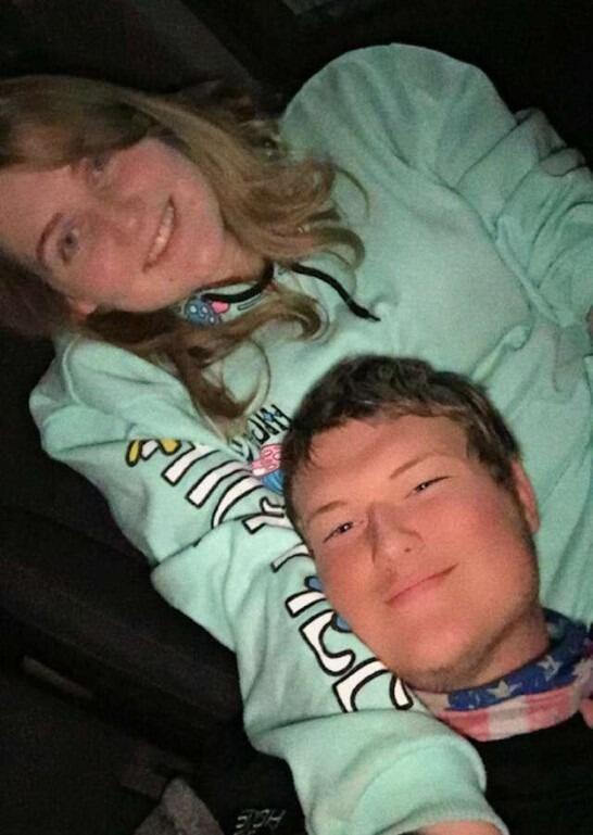 While stargazing and counting airplanes at the pond, Austin asked Kayla to be his girlfriend. She said yes — and the rest is our favorite story.