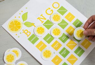 bridal shower bingo game