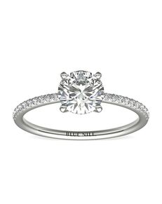 Blue Nile Round Cut Engagement Ring