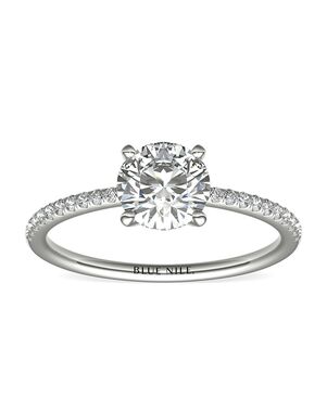 Blue Nile Round Cut Engagement Ring