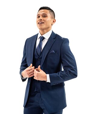 The Modern Groom Midnight Blue Suit Blue Tuxedo