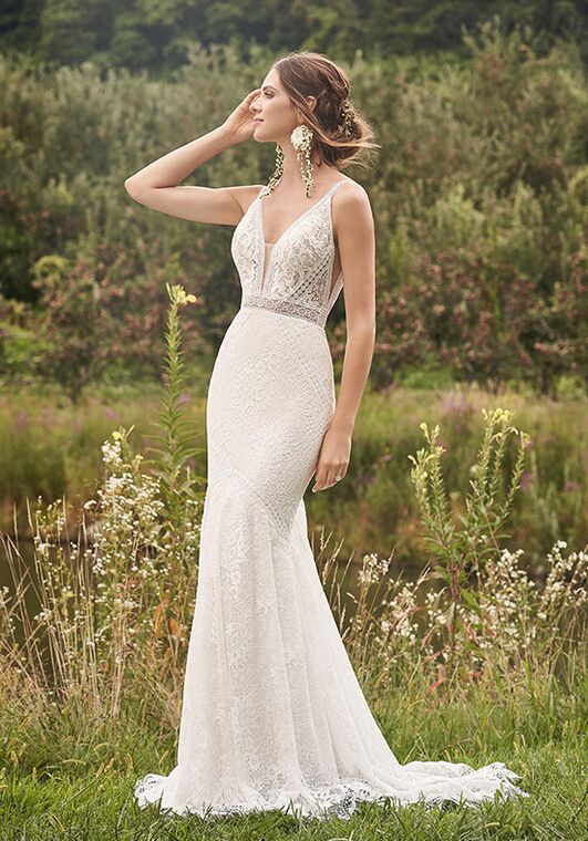 Lillian West 66136 Mermaid and Trumpet Wedding Dress - 3
