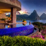Jade Mountain suite st lucia sexiest honeymoon suite resort