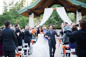 Cara and Josh Recessional at Cielo at Castle Pines