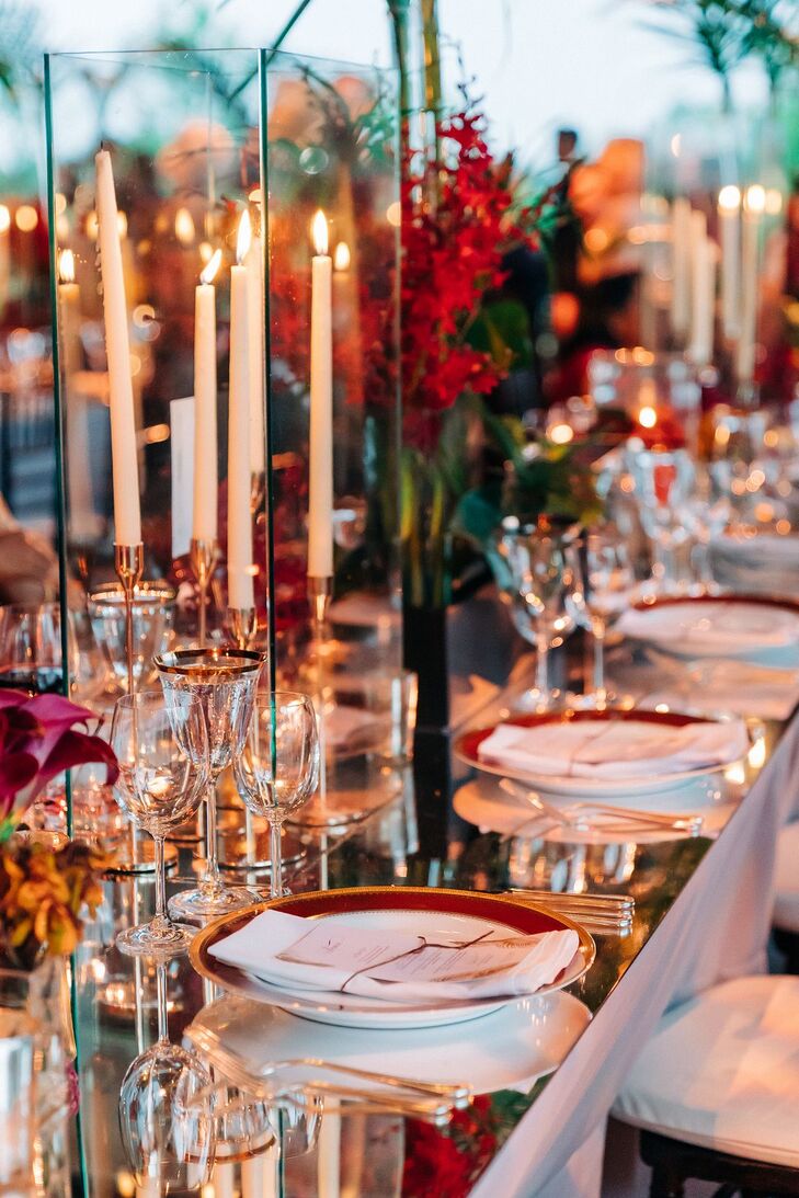 Romantic Reception Table Decor