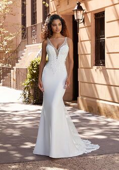 Morilee by Madeline Gardner Jamie, 2519 Fit-and-Flare Wedding Dress