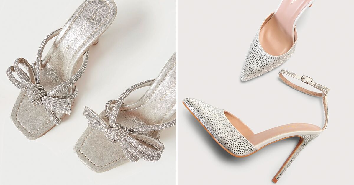 Glitter Wedge Wedding Flip Flops-Pearl- Ivory White Heel