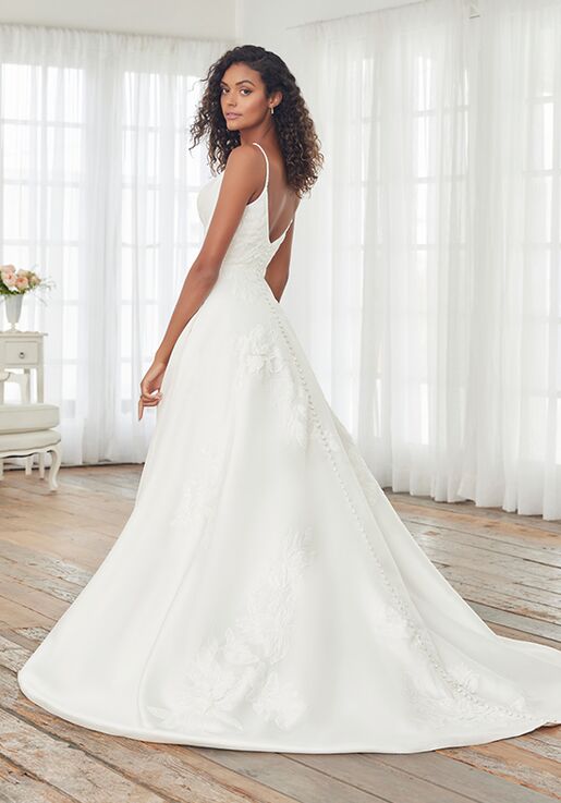 Adrianna Papell Platinum 31242 A-Line Wedding Dress - 2