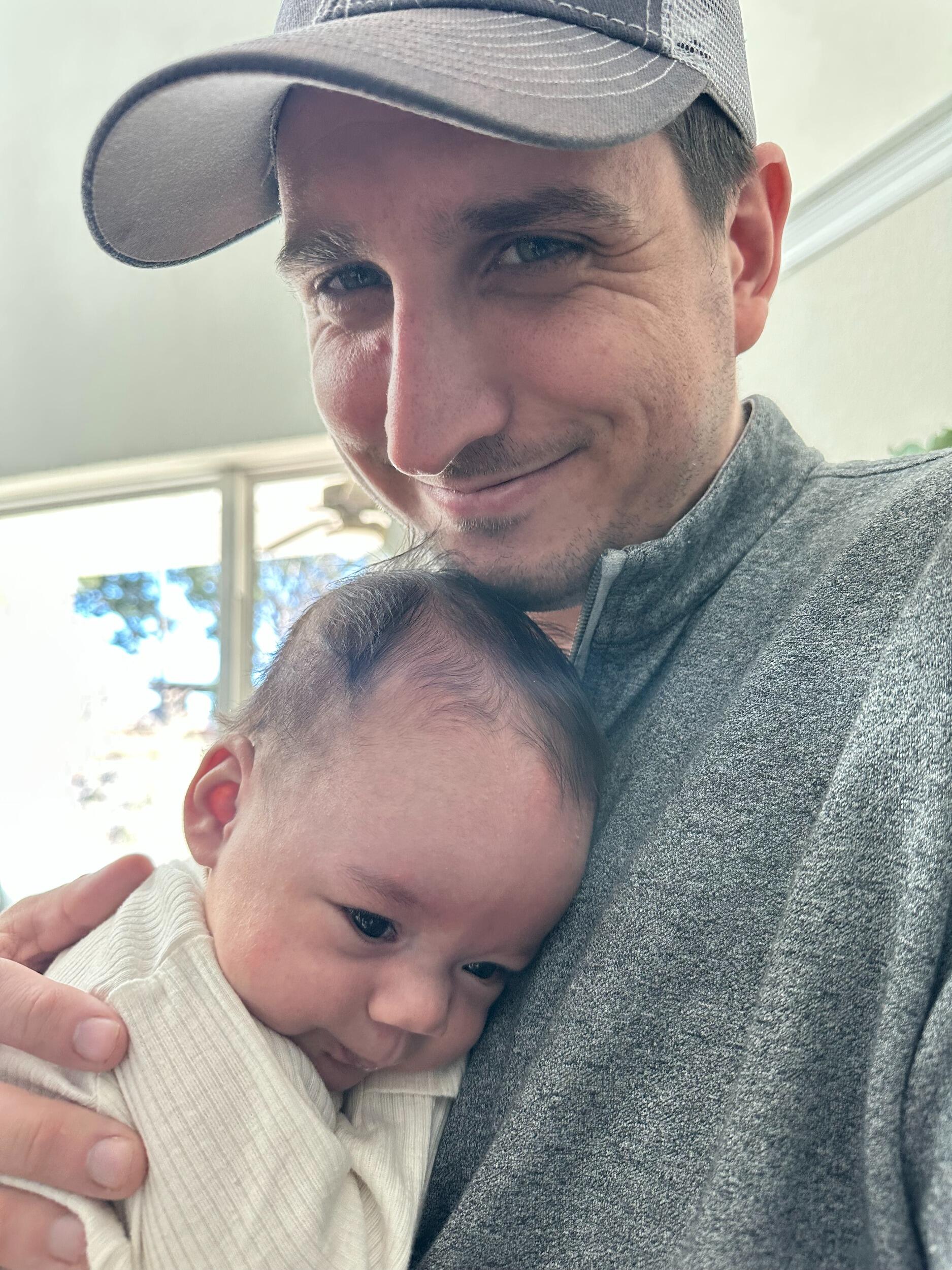Nate meets his future nephew, Ronin!