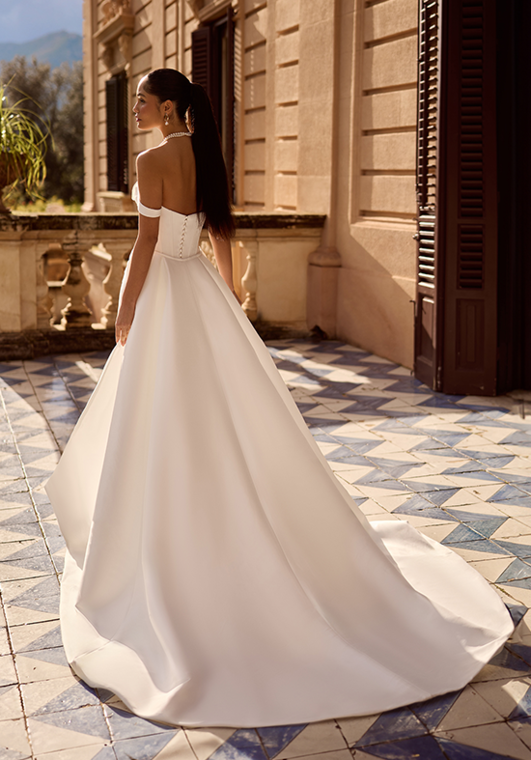 Val Stefani Pomona Mermaid and Trumpet Wedding Dress - 2