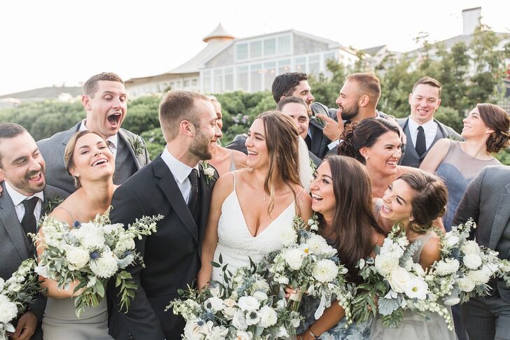 Classic Wedding Party at Wequassett Resort & Golf Club in Harwich, Massachusetts