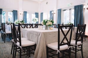 Indoor Reception at Modern Southern Wedding