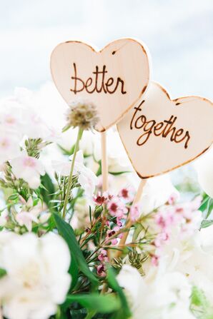 Woodburned Wedding Signs