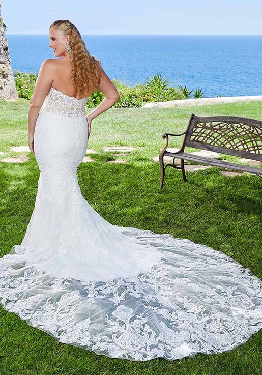 Casablanca Bridal 2404 Carter Mermaid Wedding Dress - 4