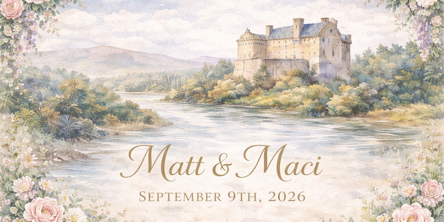 Matthew & Maci Home Page Banner