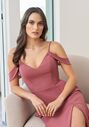 B2 Bridesmaids by Jasmine B253053 Off the Shoulder Bridesmaid Dress - thumbnail - 3