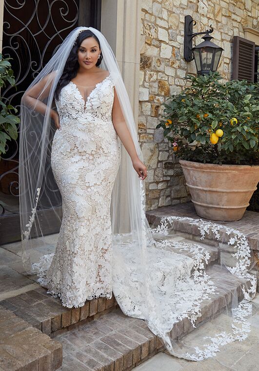 Casablanca Bridal Style 2443 Elisha Mermaid Wedding Dress - 5