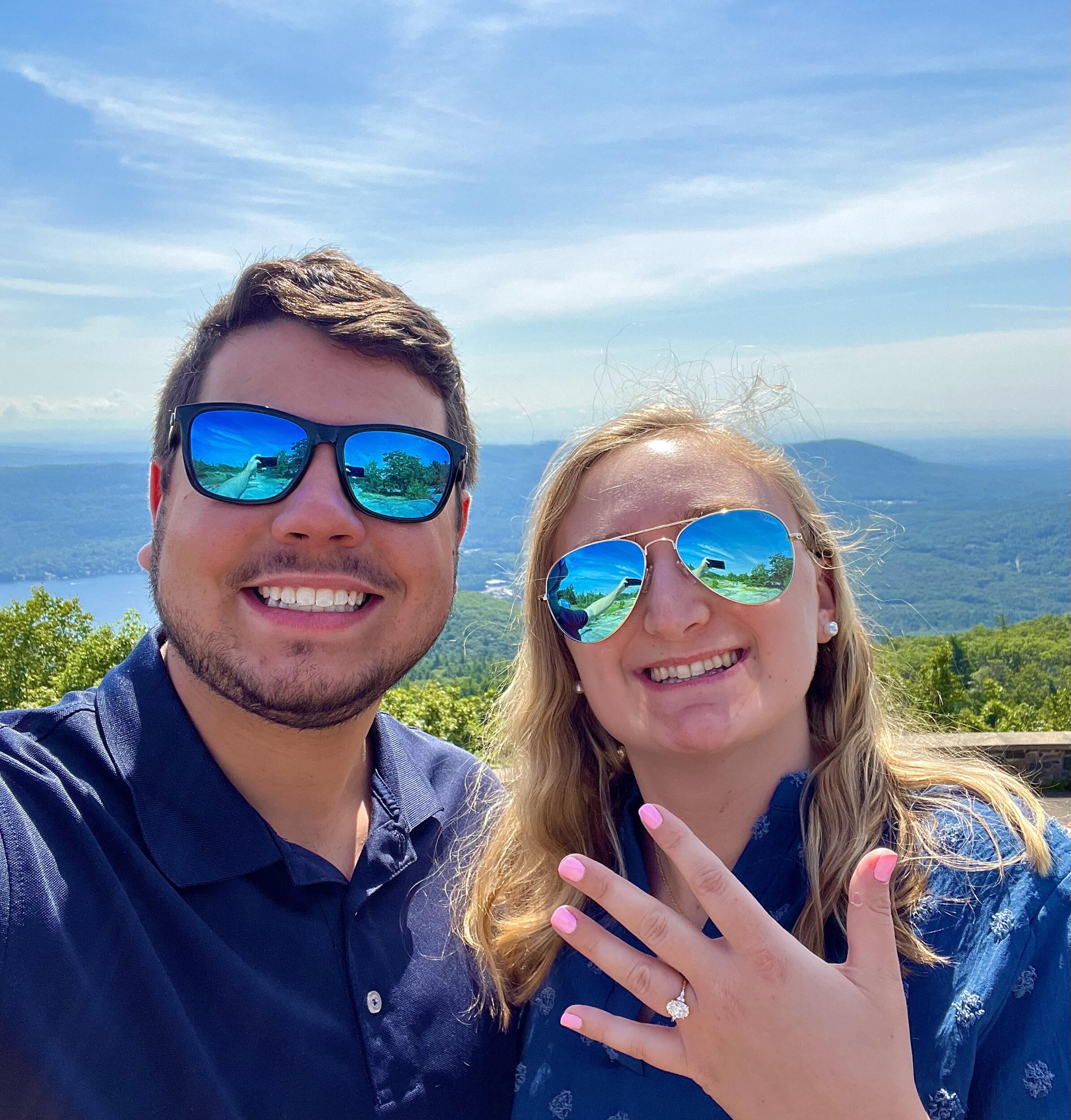 Megan saying yes to marrying her best friend and the love of her life!