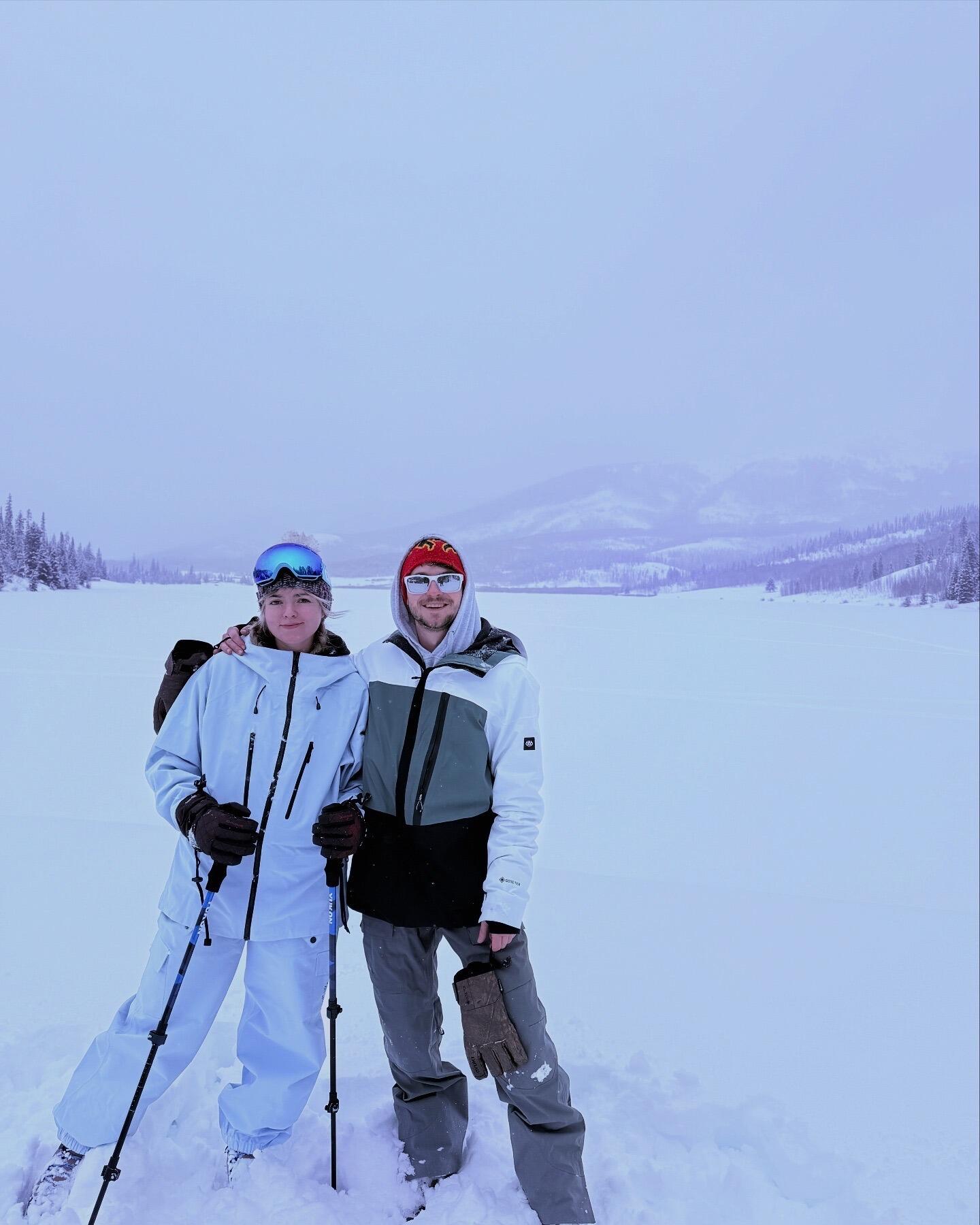 Cross Country Skiing on a mountain trip for our friend Clark's birthday in Clark, Colorado. 