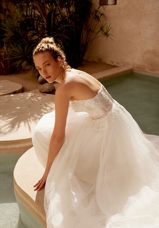Lillian West 66361 A-Line Wedding Dress - 4