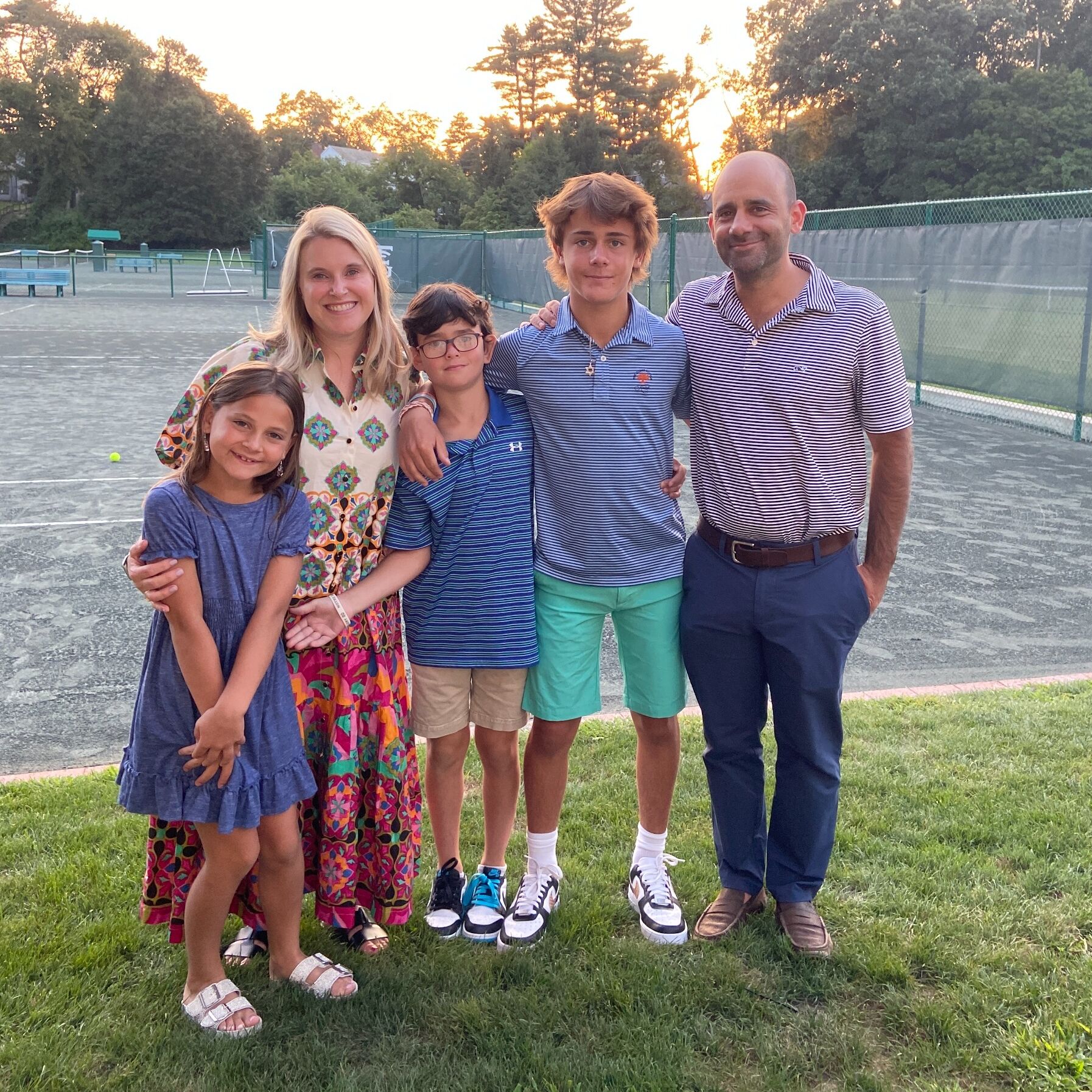 Picture of Erik, Becky, Jonah, Myer and Nora Gutman