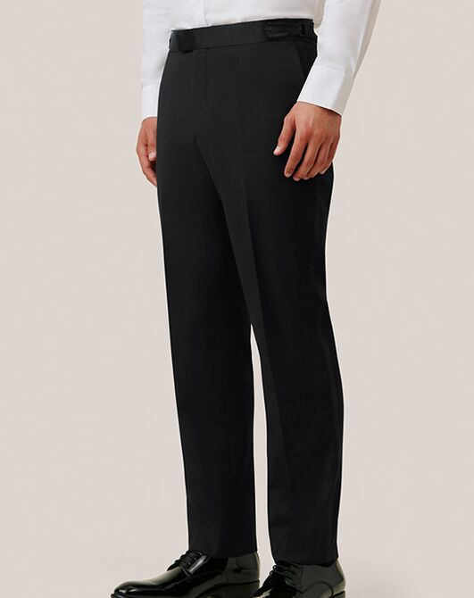 Birdy Grey Suits Spencer Tuxedo Pants in Black Black Tuxedo - 3