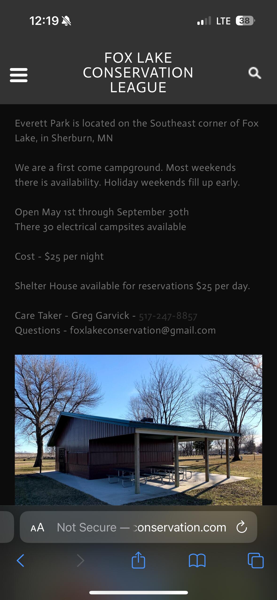 Picture of Everett Park Campground, Fox Lake