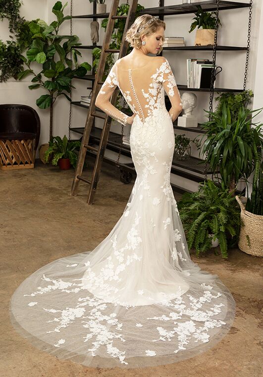 Beloved by Casablanca Bridal BL320 Lorelei Mermaid Wedding Dress - 4