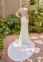 Jasmine Couture Lacey Fit-and-Flare Wedding Dress - thumbnail - 3