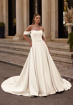 Moonlight Collection J6917A Ball Gown Wedding Dress