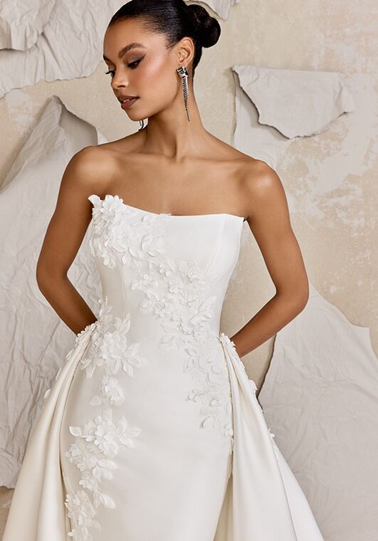 Justin Alexander Signature Dickinson Fit-and-Flare Wedding Dress - 4