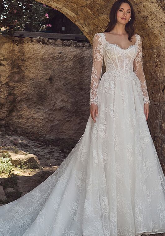 Calla Blanche 125119 Yelena A-Line Wedding Dress - 3