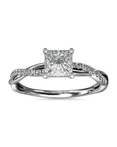 Blue Nile Princess Cut Engagement Ring