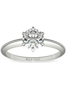 Blue Nile Round Cut Engagement Ring