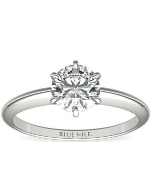 Blue Nile Round Cut Engagement Ring