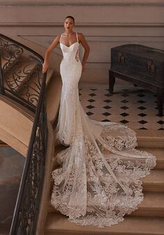Val Stefani Opulence Mermaid and Trumpet Wedding Dress