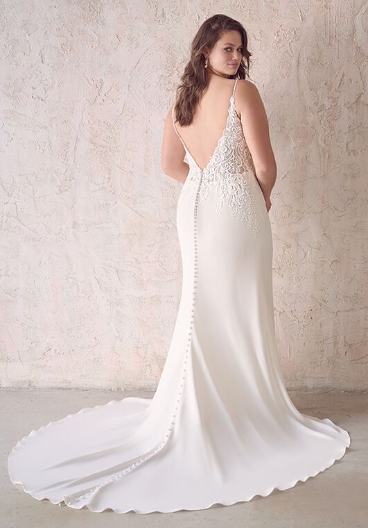 Maggie Sottero FAYETTE Sheath Wedding Dress - 4
